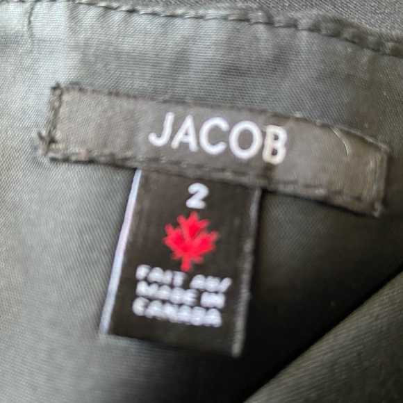 Black One shoulder Jacob Dress Size 2 - Picture 5 of 5